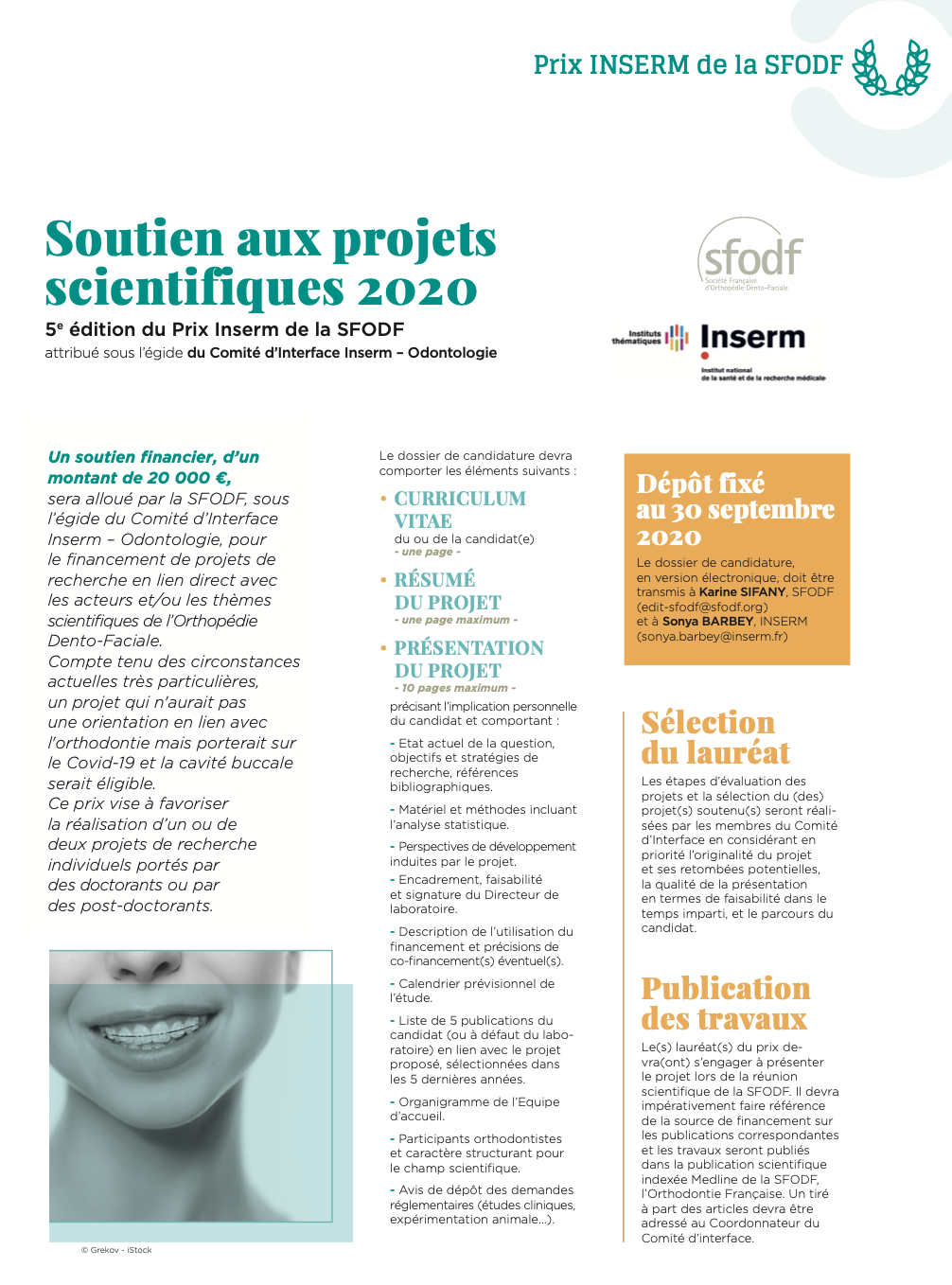 Prix Inserm SFODF 2020