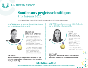 Prix INSERM SFODF 2020