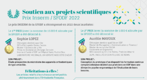 Prix INSERM SFODF 2022